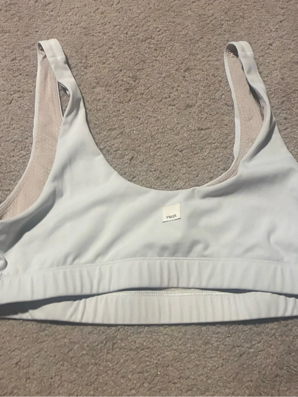 Vuori xl Women’s Scoop Neck Sports Bra - White